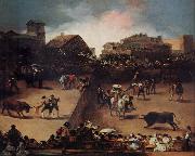 Francisco de goya y Lucientes The Bullifight France oil painting artist